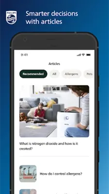 Philips Air+ android App screenshot 1