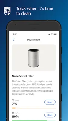 Philips Air+ android App screenshot 3